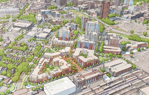 Article image for New urban plan for prominent Amtrak site